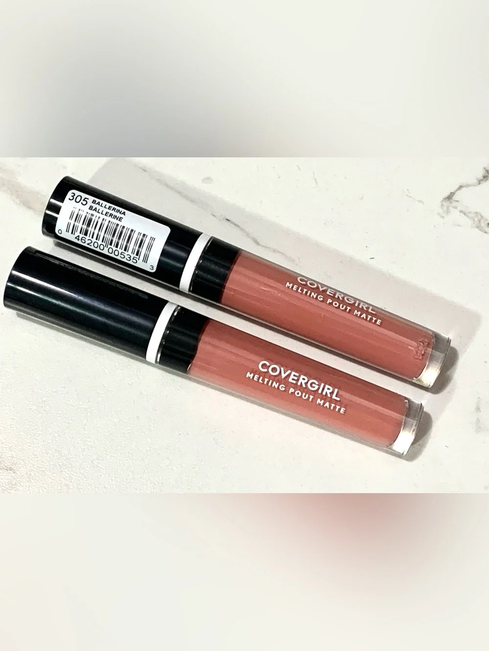 2X CoverGirl liquid lipstick 305 Ballerina